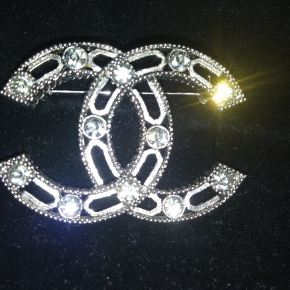 CHANEL Jewelry - Authentic Chanel CC pin with hallmark